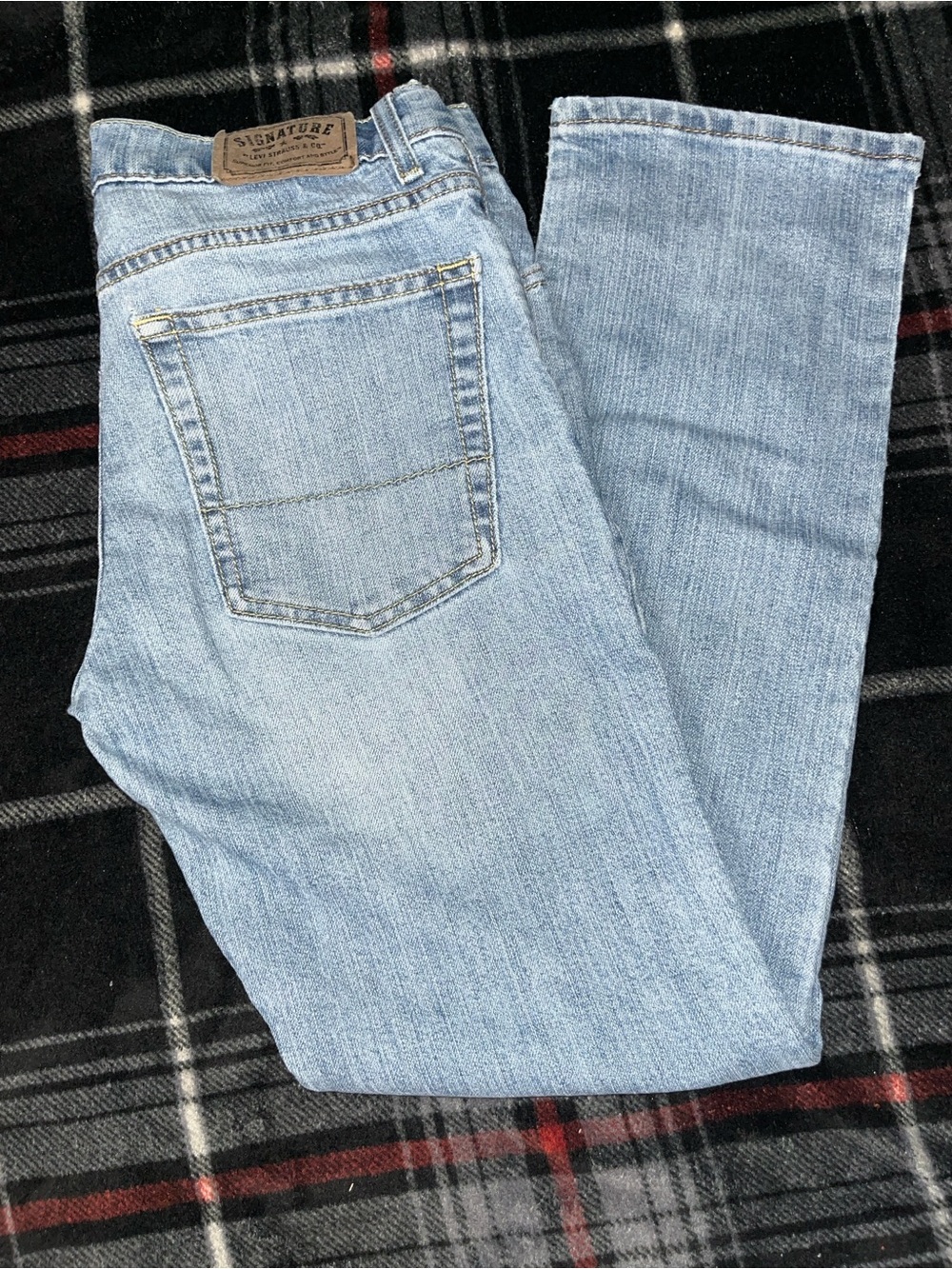 Signature Levi Boys’ Light Blue Denim Jeans